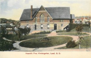 South Dakota Lead Hearst's Free Kindergarten Perkins roadside Postcard 22-11347