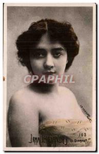 Postcard Old Irma sandry Diamond Cinema Actress