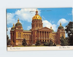 Postcard Iowa State Capitol, Des Moines, Iowa