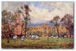 1910 Rugby School Shakespeare's Country England Oilette Tuck Art Postcard