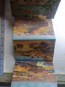 Postcard Folder The Origin of The Petrified Forest, Painted Desert, Arizona