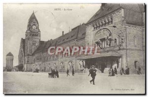 Old Postcard Metz Train
