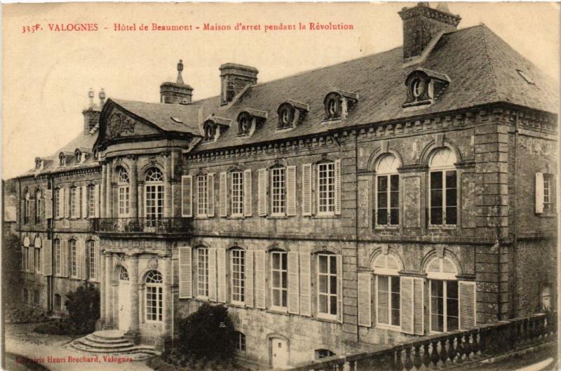 CPA VALOGNES - Hotel de BEAUMONT (632697)