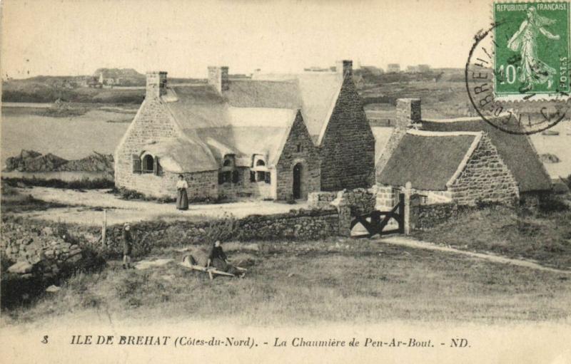 CPA Ile de BRÉHAT - La Chaumiere de Pen-Ar-Bout (104305)