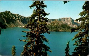 Crater Lake National Park and Cliffs Oregon Postcard