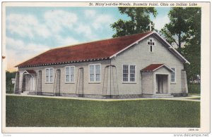 RUSSELLS POINT, Ohio, PU-1942; St. Mary's Of The Woods, On Indian Lake