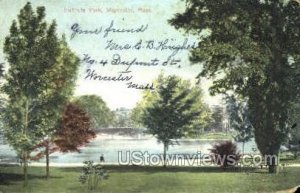 Institute Park - Worcester, Massachusetts MA Postcard