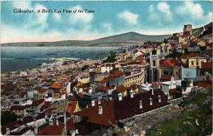 CPA Gibraltar-A Bird's  Eye View of the Town (320510)