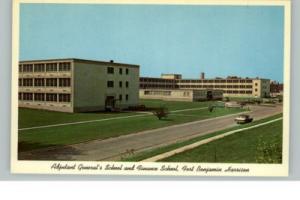 Ft Benjamin Harrison IN School Postcard
