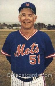 Vern Hoscheit, Coach Mets Baseball Unused 
