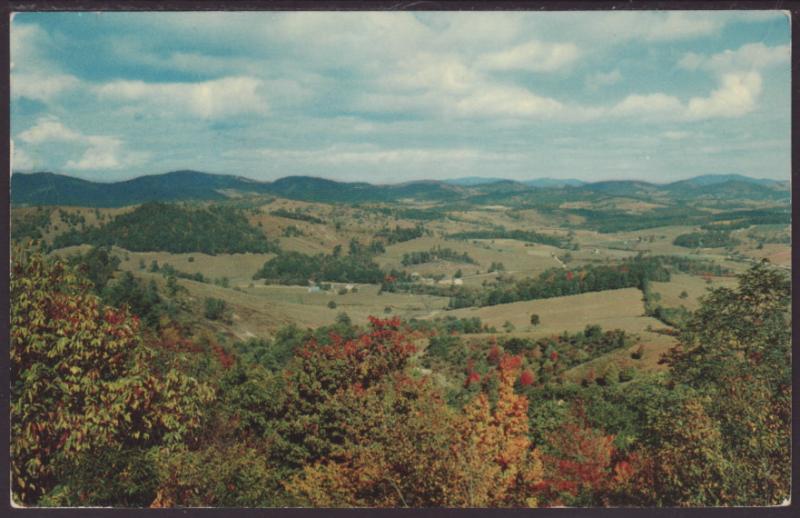 Valley Farms,Blue Ridge Parkway,NC Postcard BIN