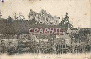 Old Postcard Montigny-le-Gannelon-E-L and the ch�teau