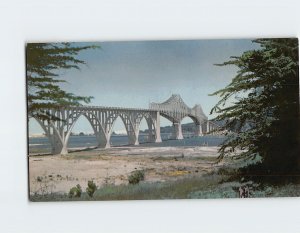 Postcard Coos Bay Bridge, North Bend, Oregon