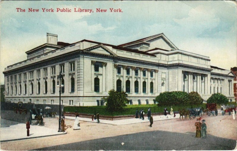 CPA AK The New York Public Library NEW YORK CITY USA (790554)