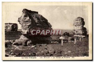 Old Postcard Rochers Royan Vallieres