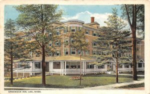 LEE, Massachusetts MA    GREENOCK INN  Berkshire County   ca1920's Postcard