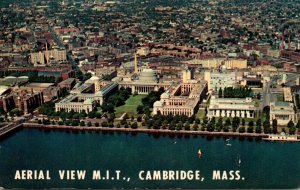 Massachusetts Cambridge Aerial View Massachusetts Institute Of Technology