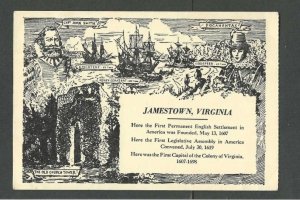 Ca 1950 Jamestown Vi Celebrates 1st English Settlement In America In May 13 1607