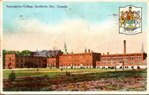 Canada Ontario Sandwich Assumption College 1927