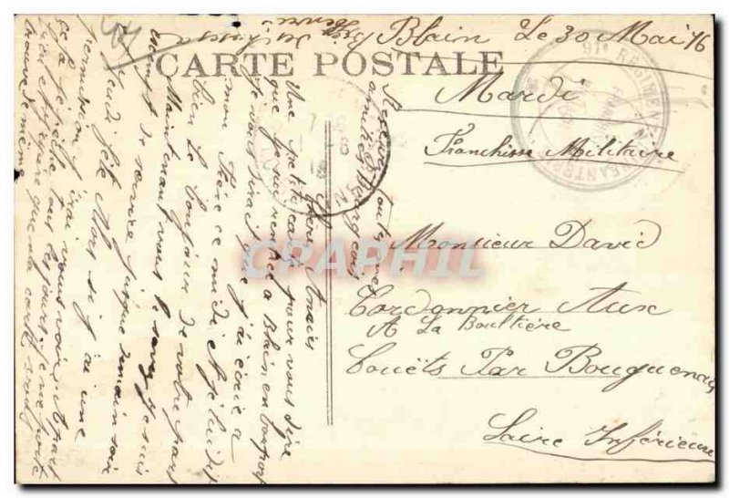 Blain - Remembrance - Old Postcard