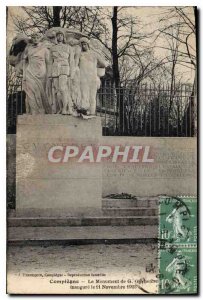 Old Postcard Compiegne The Monument Guvnenier