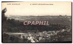 Old Postcard Alpes Mancelles Saint Leonard des Bois