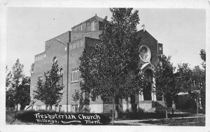 J33/ Billings Montana RPPC Postcard c1920s Presbyterian Church 214