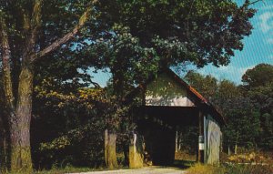 Cox Covered Bridge Over Brushy Fork Creola Ohio