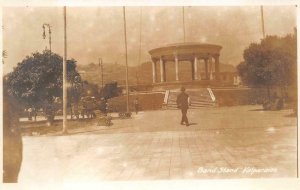 RPPC BAND STAND VALPARAISO CHILE REAL PHOTO POSTCARD (1920s)