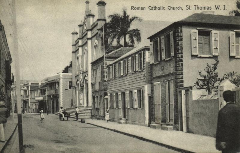 danish west indies, St. THOMAS, Roman Catholic Church (1910s)