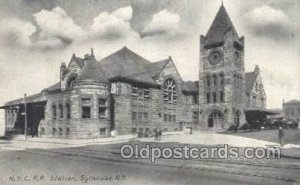 NYCRR Station, Syracuse, NY, New York, USA Train Railroad Station Depot 1909 ...