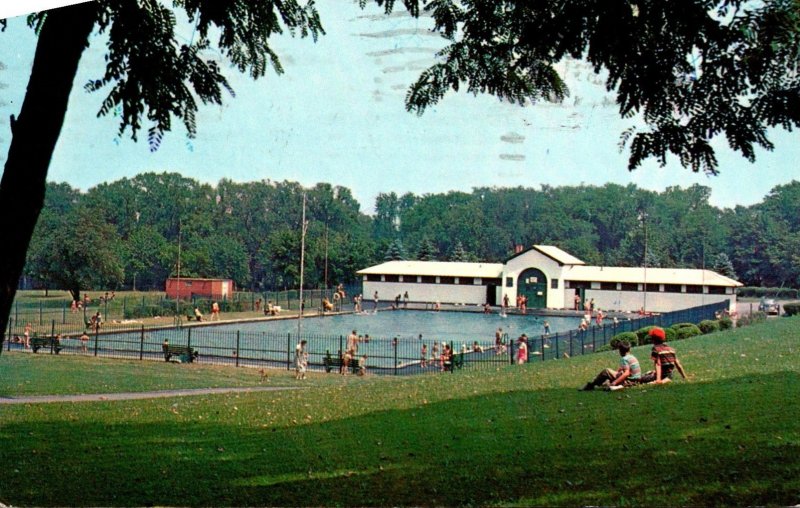 New York Syracuse Thornden Park Public Swimming Pool 1963