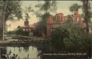 Victory Mills NY Saratoga Mfg Co c1910 Postcard