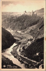 Luxembourg Vianden La Vallée ae l'Our Vintage Postcard C203