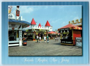1960 Seaside Heights New Jersey Postcard Fresh Fruit Orangeade Squishy Bear Park