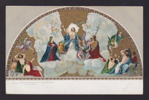 ITALY 1912, Vintage postcard, Famous fresco by Leonardo da Vinci, Posted