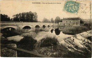 CPA Tonnerre - Pont et Cascade de la Scierie FRANCE (960956)