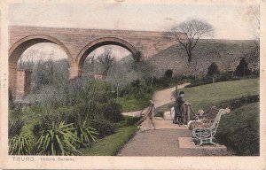 Postcard Victoria Gardens Truro UK