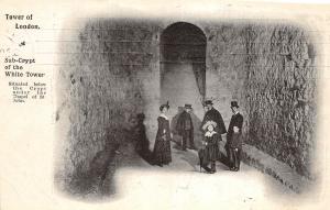 B85393 sub crypt of the white tower  of   london uk