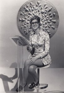 Not A Word Countdown Style BBC TV 1960s Quiz Show Crossword Queen Press Photo