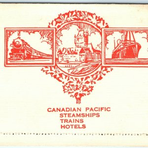 c1930s RMS Duchess of Atholl Steamship Letter Post Card Canadian Pacific A53