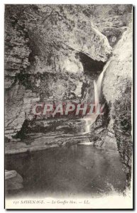 Old Postcard Sassenage blue Chasm