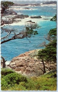 Postcard - Surf Rolls In On Rugged Coastline,  Maine Vacationland - Maine