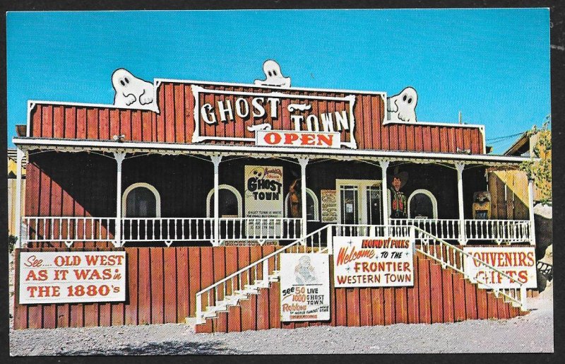 Frontier Ghost Town Bliss Idaho Unused c1950s