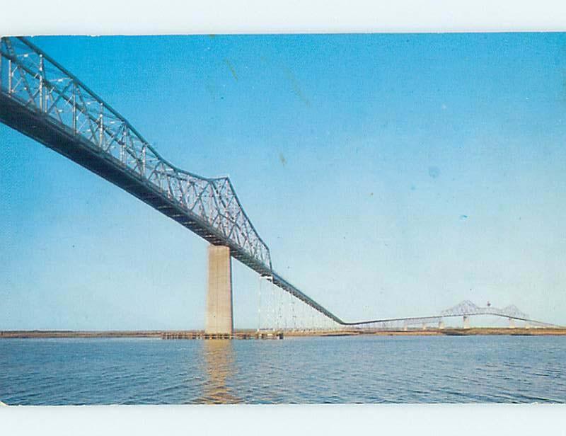 Pre-1980 BRIDGE SCENE Charleston South Carolina SC H8453