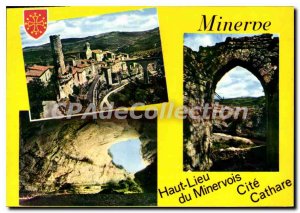 Modern Postcard Minerva Cite Cathar Vue Generale Tunnels