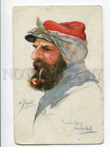 3035336 WWI FRANCE Smoking soldier by Dupuis Vintage PC