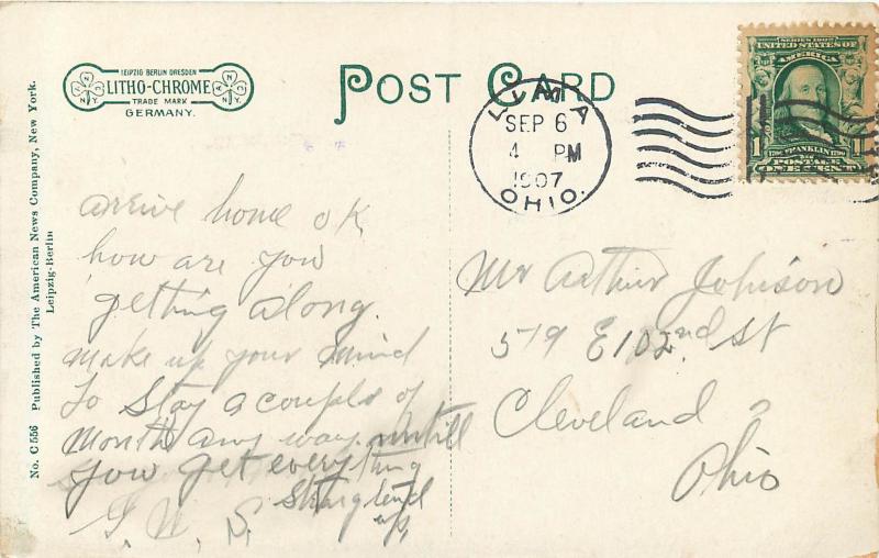 Vintage Postcard Lima House Lima Ohio
