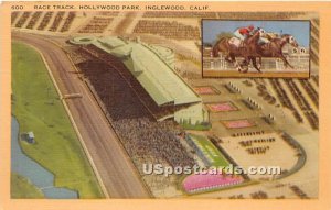 Race Track, Hollywood Park - Inglewood, California CA  