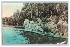 c1910 Hand Colored Taylors Falls Minnesota. Postcard F81E